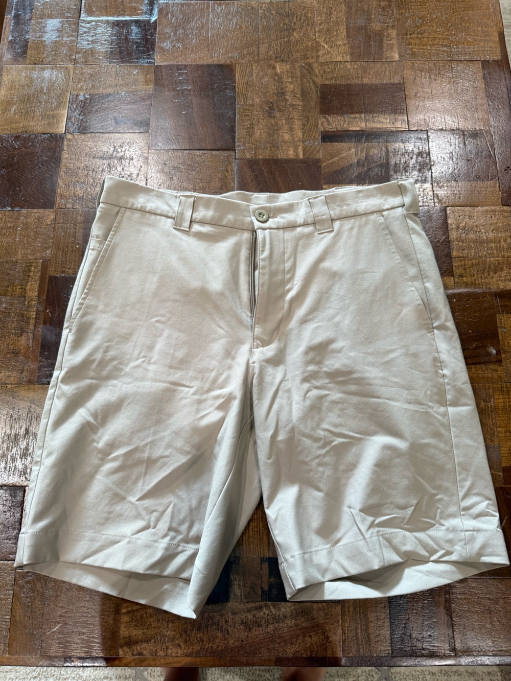 Roundtree & Yorke Men's Khaki Chino Pants - Light Beige